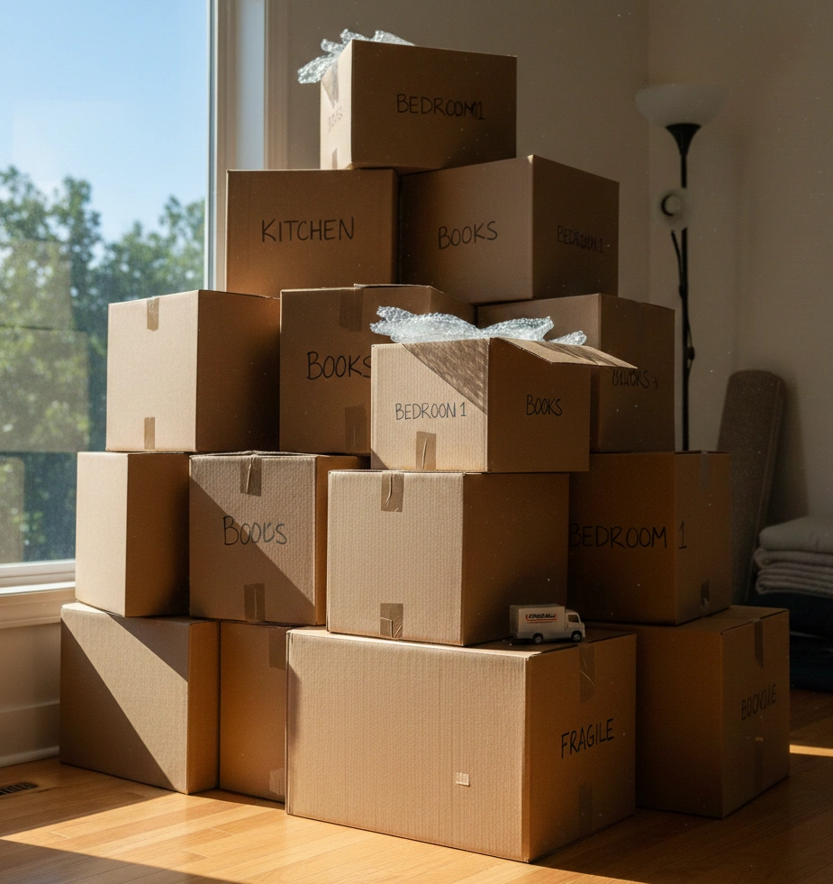 packing boxes